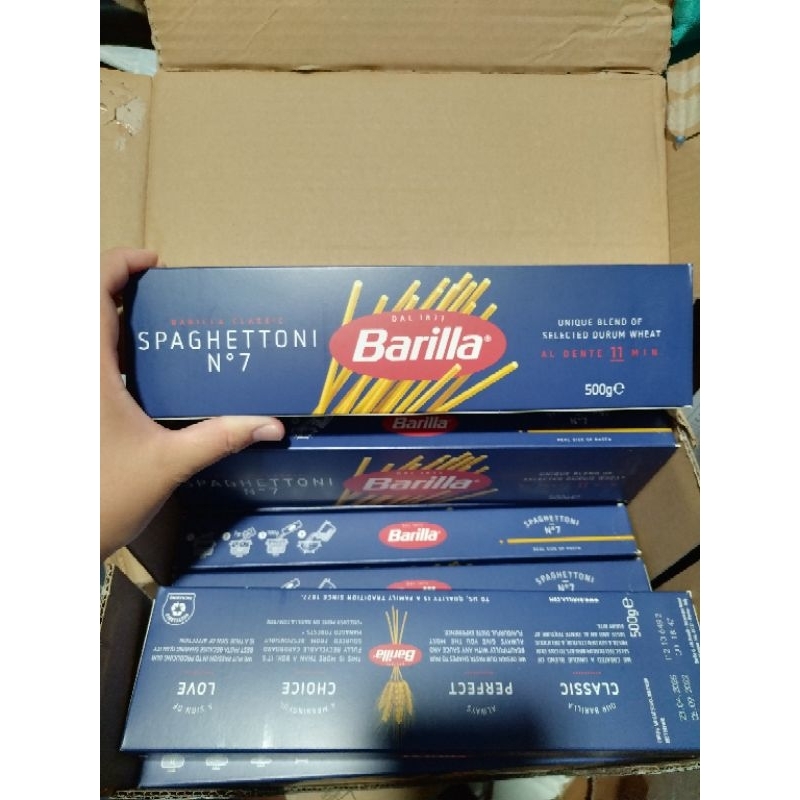 Barilla pasta spaghetti 1kilo N. 7((2box 500g) Shopee Philippines