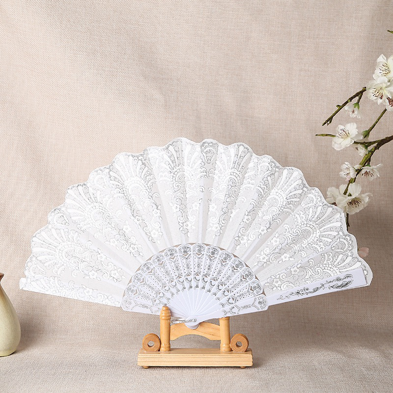 New Wing Chun Silver Powder Chinese Fan Dance Wedding Fan | Shopee ...