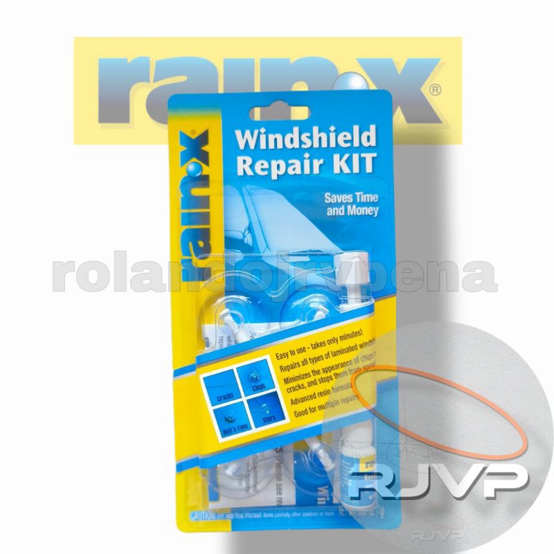 RainX Windshield Repair Kit Saves Time and Money Net Wt.035 PZ (1g