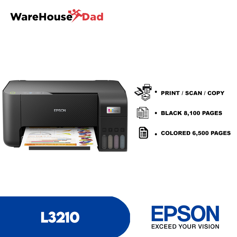 Epson L3210 (Print l Scan l Copy) AllinOne Printer Shopee Philippines