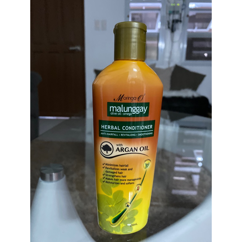 Moringa-0 malunggay herbal shampoo with argan oil/200ml | Shopee ...