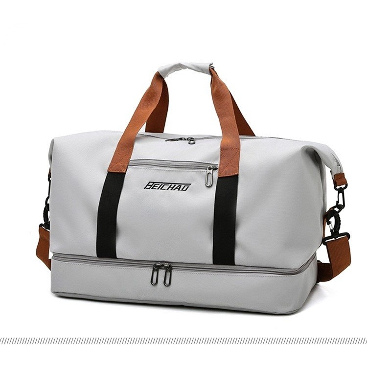 UISN #2833 Travel Bag Women Men Korean Large Capacity Duffle Gym Sports ...