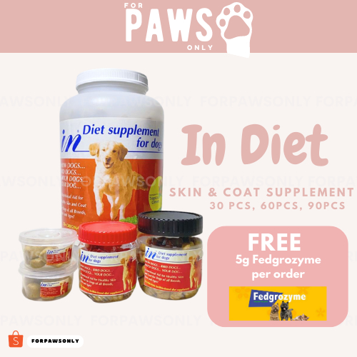 In Diet Dog Supplement (Sold per 30pcs, 60pcs, 90pcs) Shopee Philippines