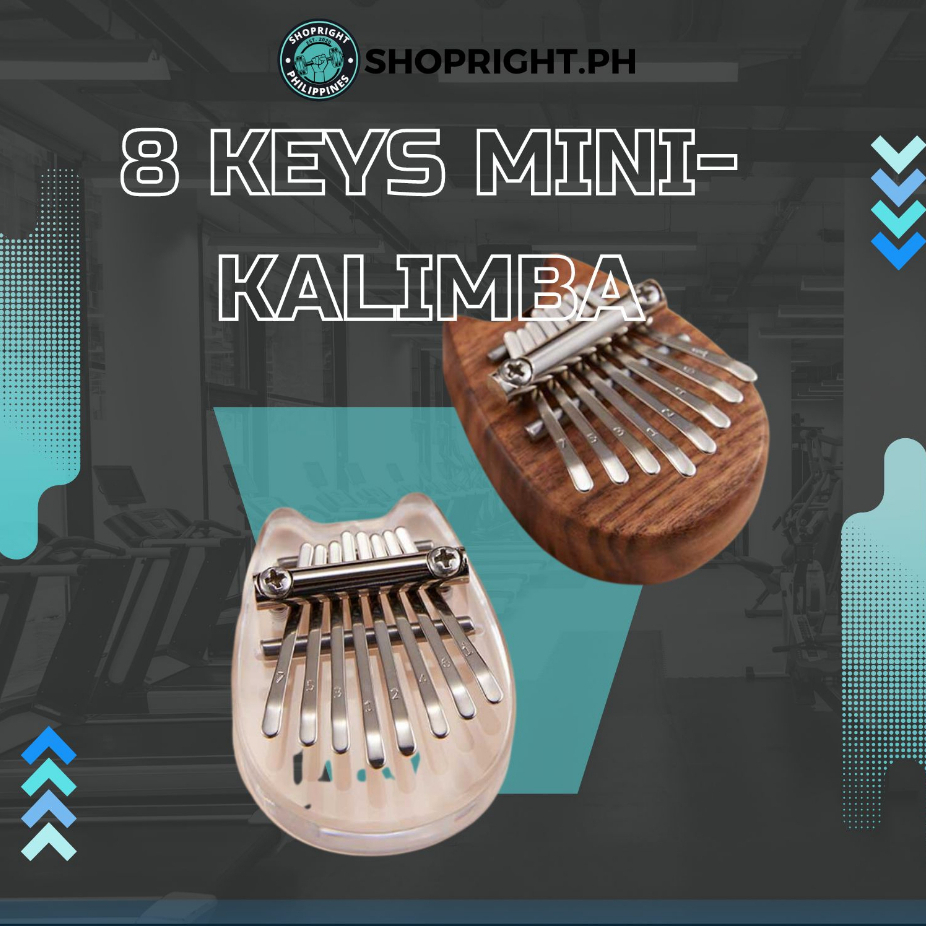 8 Keys Mini Kalimba Transparent Crystal Kalimba Thumb Piano Acoustic