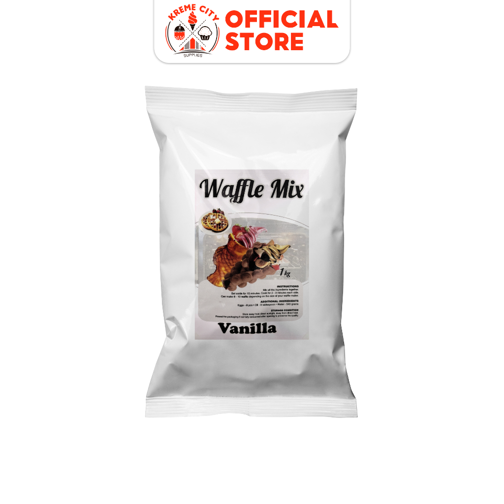 TOP Creamery Vanilla Waffle Powder Premix 1kg Shopee Philippines