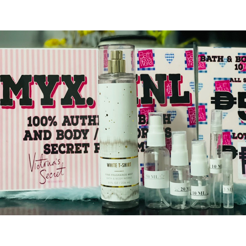 Bath & Body Works White TShirt Fragrance Mist 236ml Shopee Philippines
