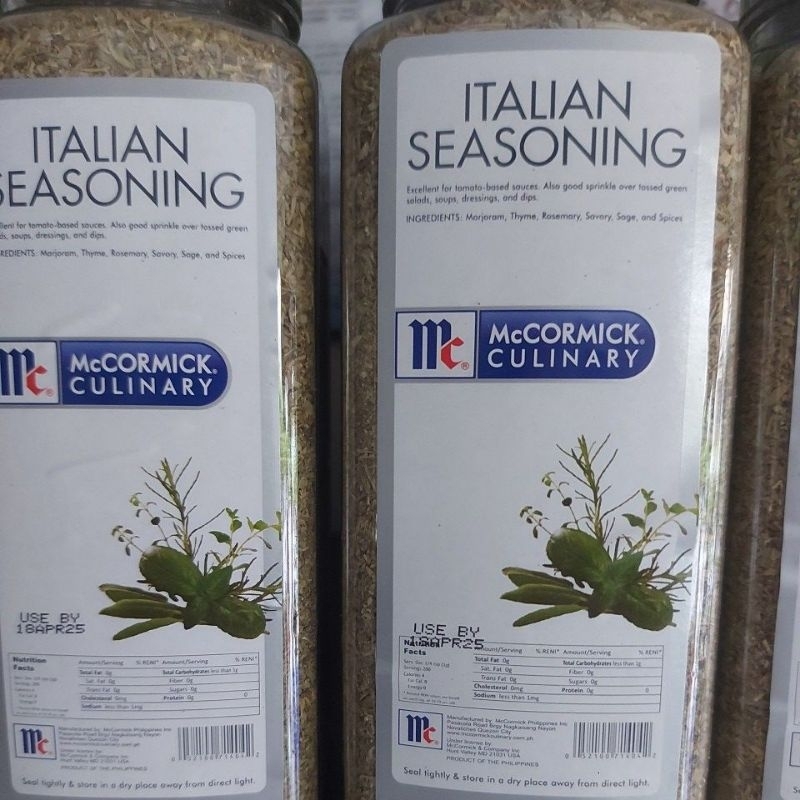 McCormick Italian Seasoning 200g Shopee Philippines