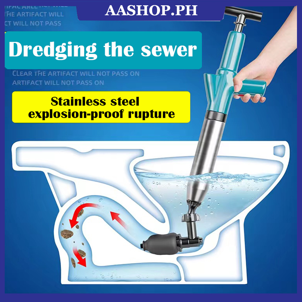 Toilet dredging artifact Toilet Cleaner Drain Declogger Air Plunger