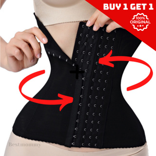 Lover-Beauty Black Latex Underbust Waist Trainer Short Torso Steel Boned  Corset for Womens with Lace S price in UAE,  UAE