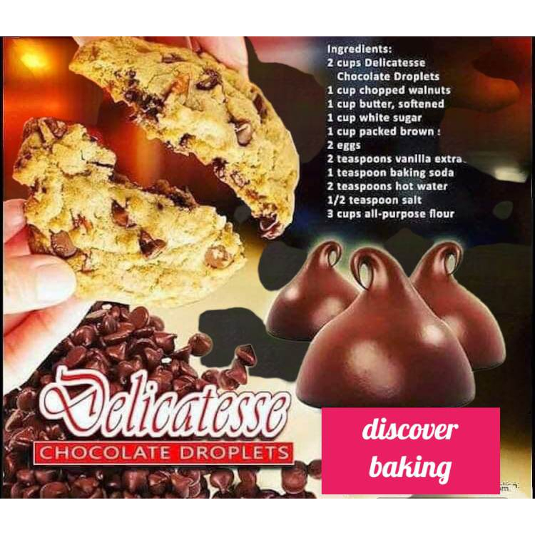 Delicatesse Semi Sweet Chocolate Chips Premium 1 kilo Shopee Philippines