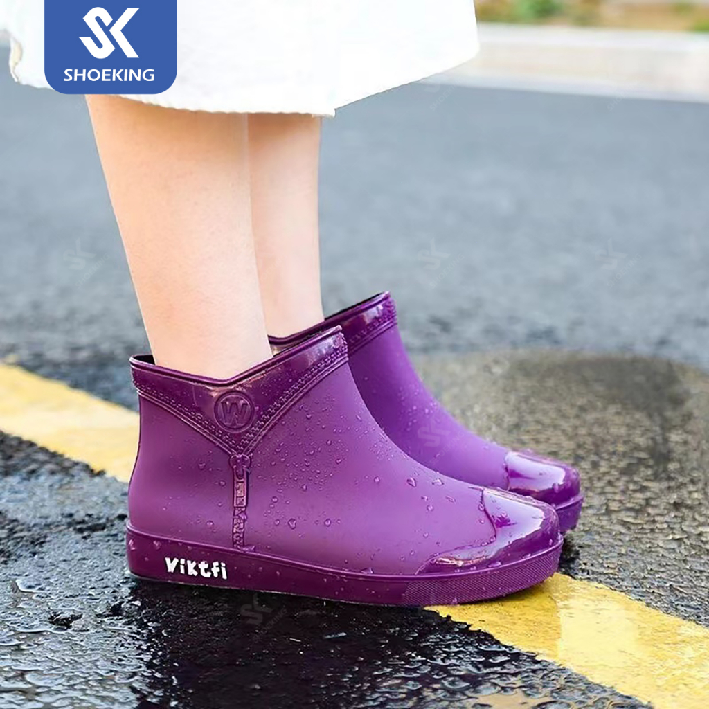 SK Waterproof Rain Boots High Quality Outdoor Foot Wear Rubber Rain