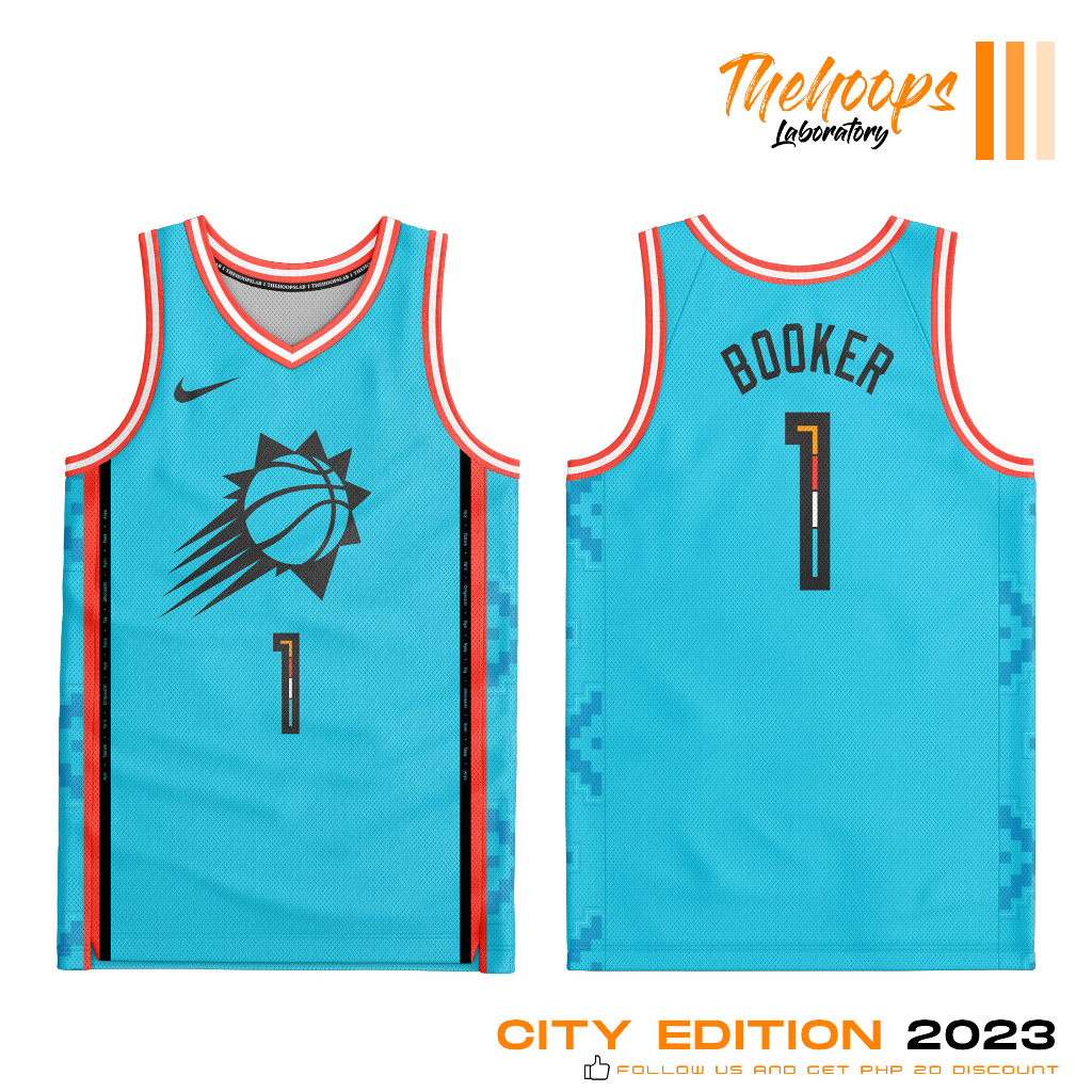 THL | Phoenix Suns City Edition 2023 Basketball Jersey Full Sublimation ...