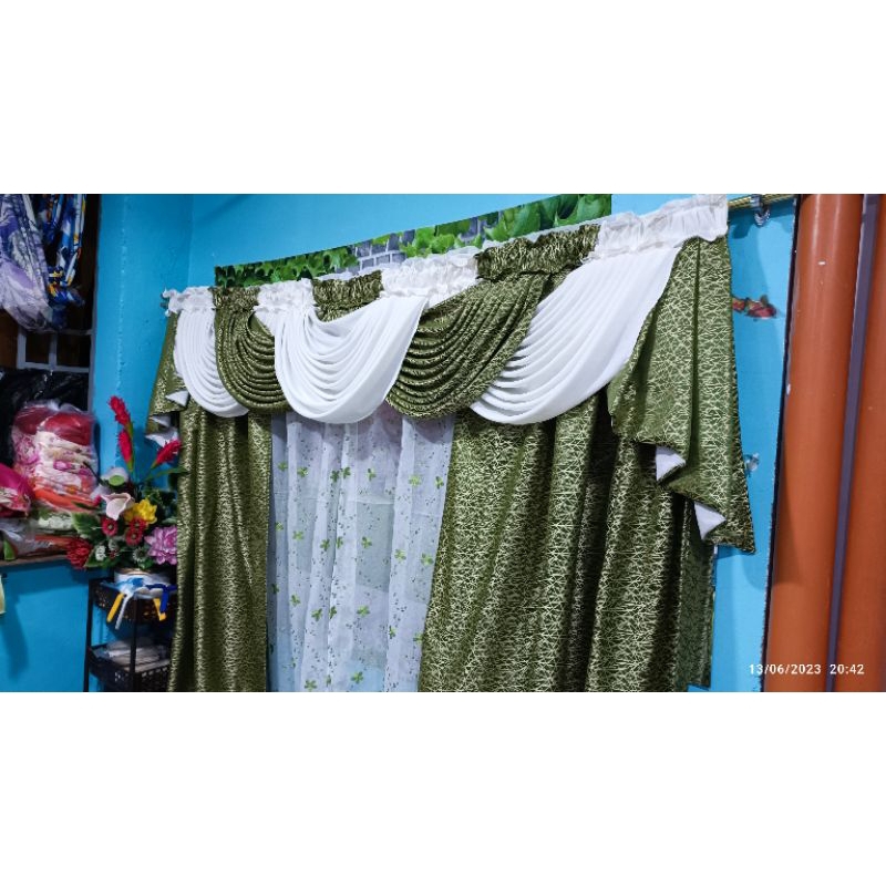 assorted curtains for eamaacire | Shopee Philippines