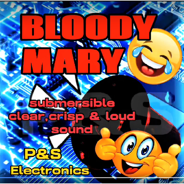 Backhorn BLOODY MARY Clear Crisp Loud Sound Waterproof and Submersible