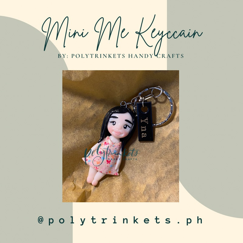 Polytrinkets-Polymer Clay Mini Me Keychain 2.5 inches | Shopee Philippines