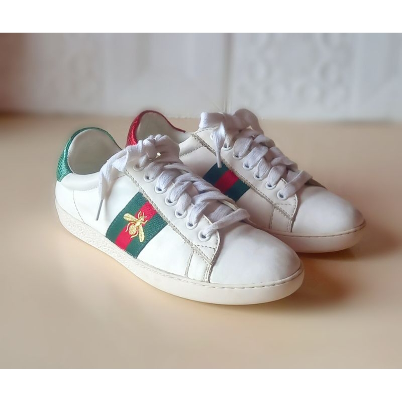 Preloved Gucci sneakers 39 women | Shopee Philippines