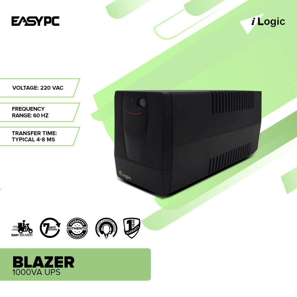 EasyPC| iLogic Blaze Ups 1000va, Desktop power surge protection ...