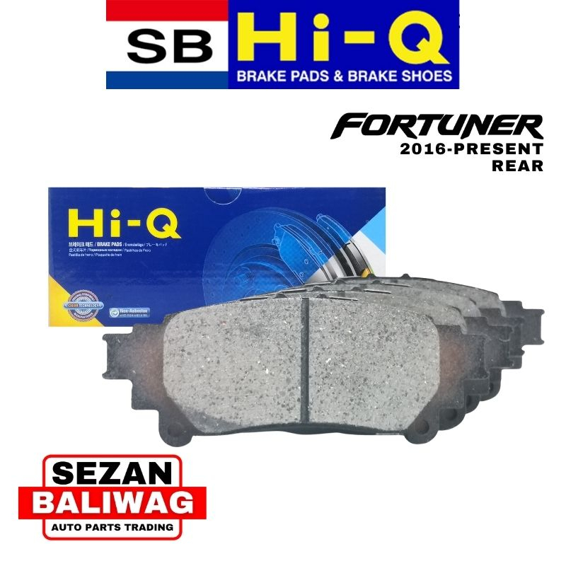 HIQ REAR BRAKE PAD TOYOTA FORTUNER 20162020 SP1458 Shopee Philippines