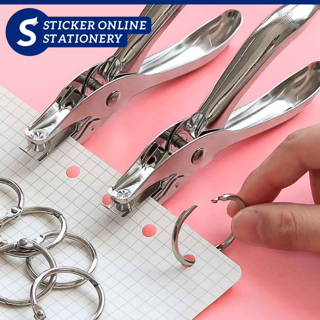 Hole Puncher Circle 3mm / 6mm Single Hole Punch Metal Hand Held