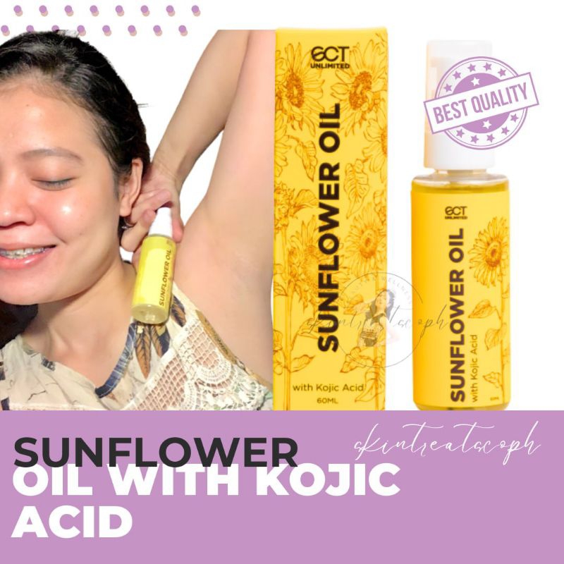 TRENDING Whitening SCT Unlimited Sunflower Oil with Kojic Acid 60ml Whitening Sunflower Oil