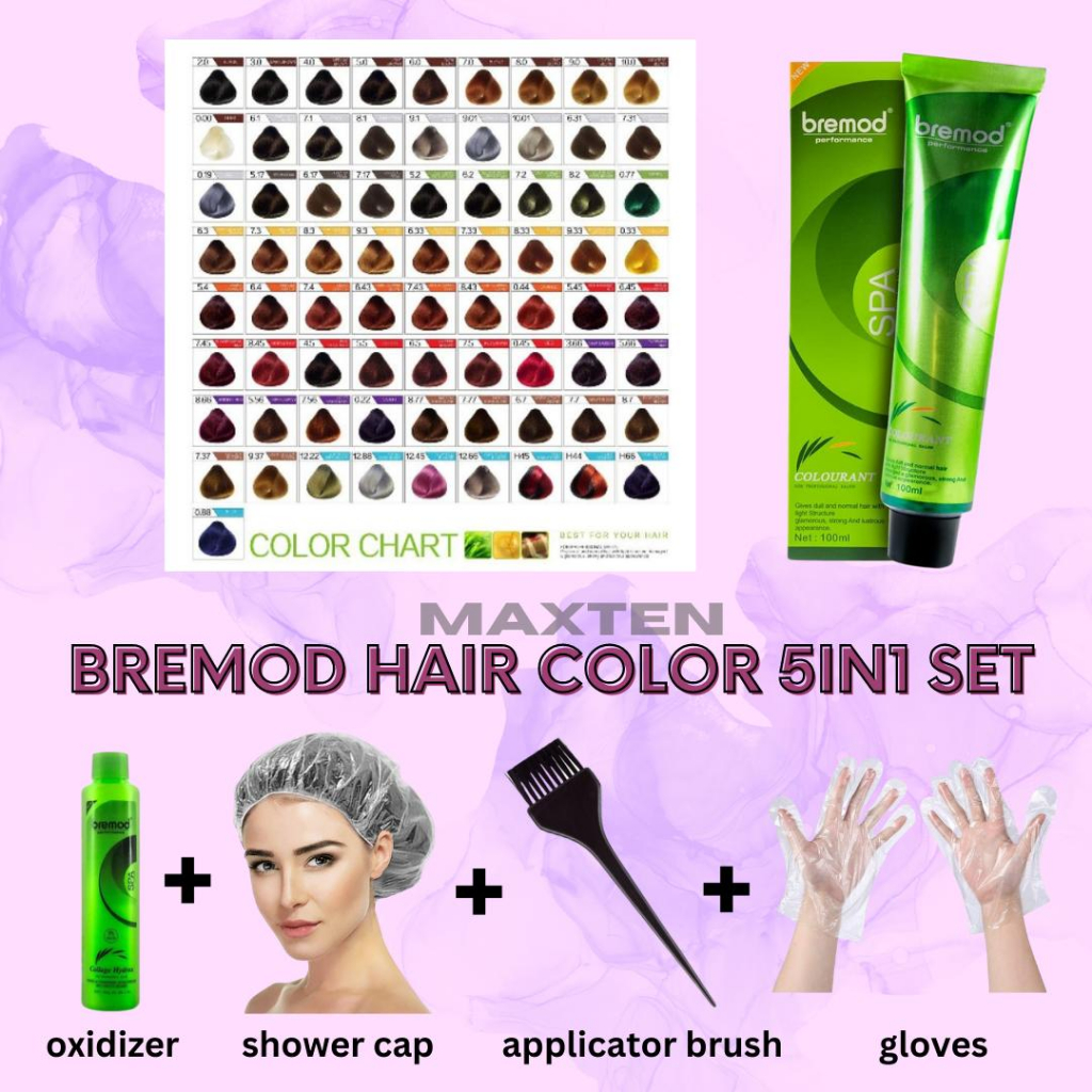 Bremod Hair Color Complete w/ oxi Shopee Philippines