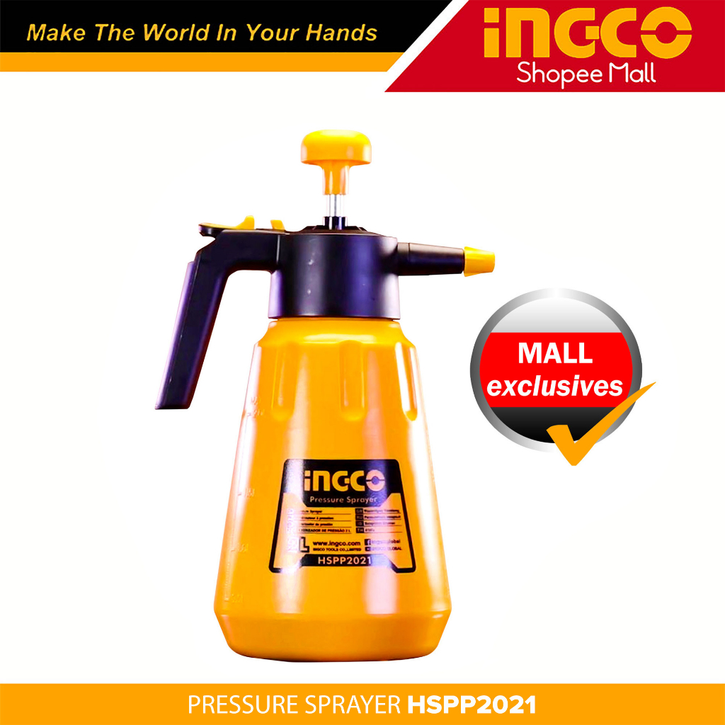 Ingco 2L Pressure Sprayer with Two Spray Modes Linear & Atomizing ...