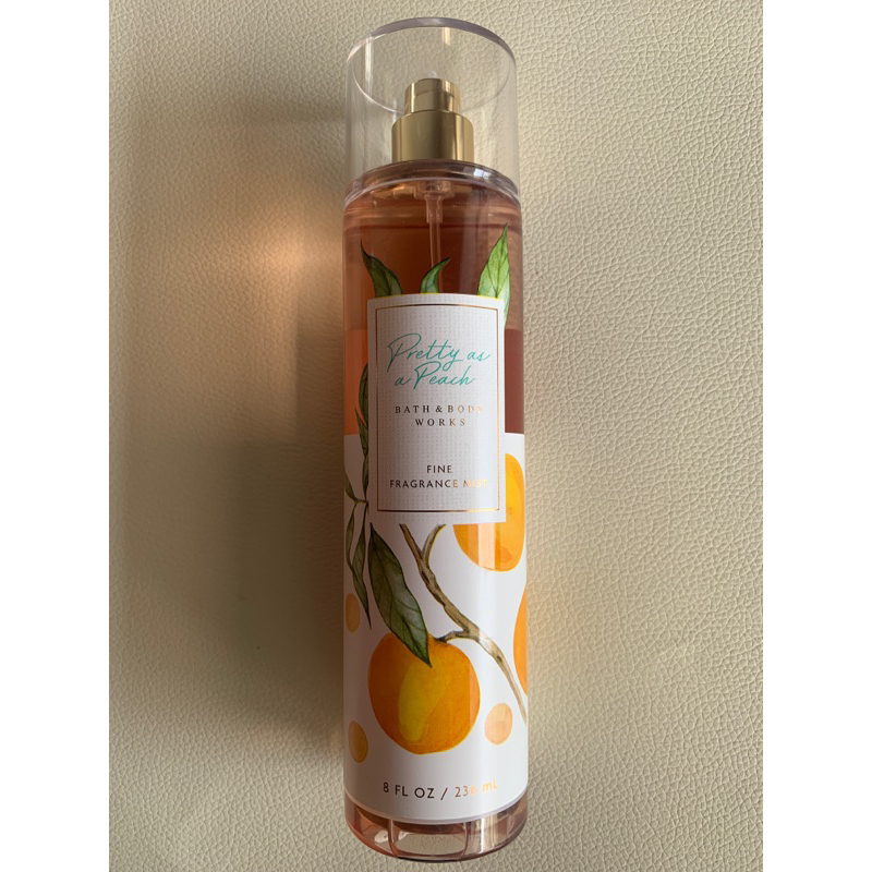 Bath & Body Works Fine Fragrance Body Mist - PRETTY AS A PEACH - 236ml ...