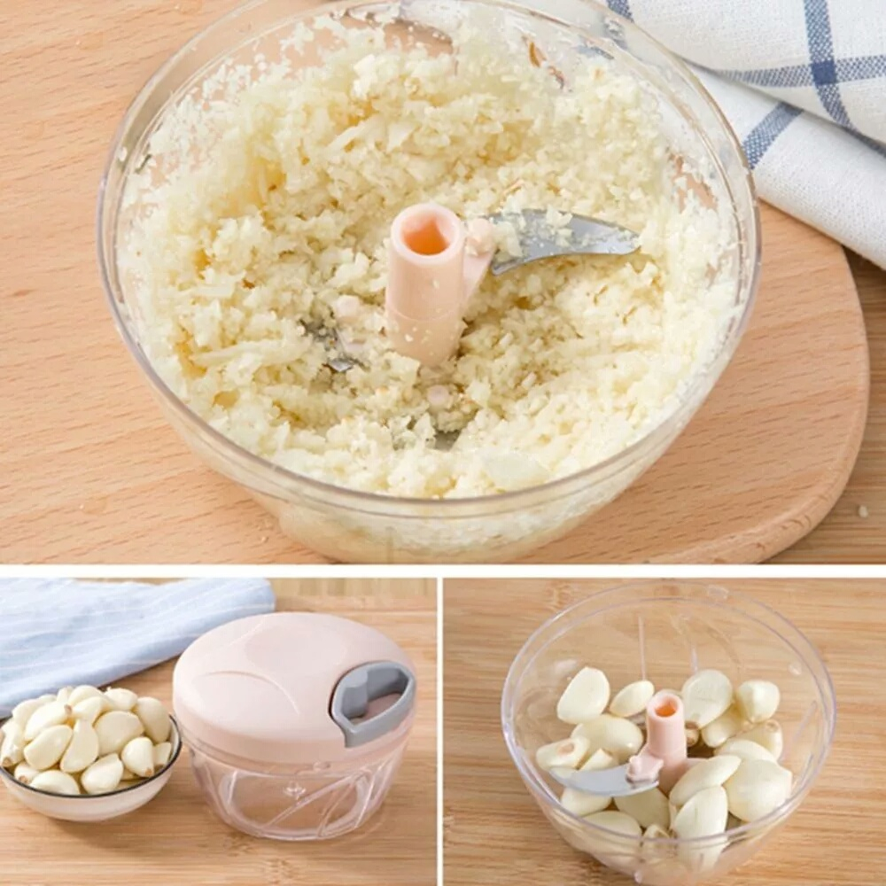 DALUBHASA Food Minicer Garlic Meat Grinder Pull Manual Food Grinder ...