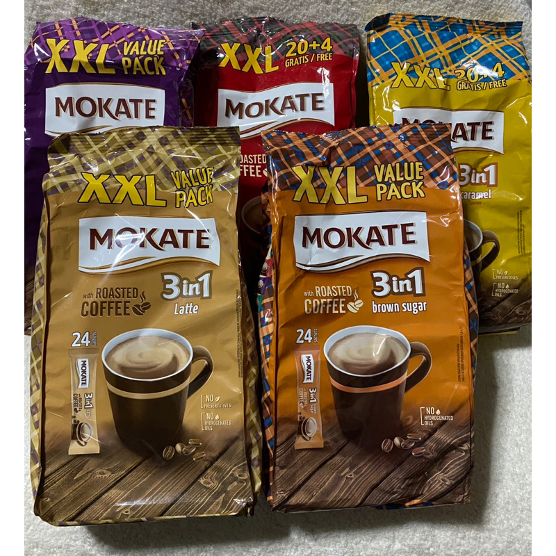 Mokate 3in1 With Roasted Coffee 24 Sachets | Shopee Philippines