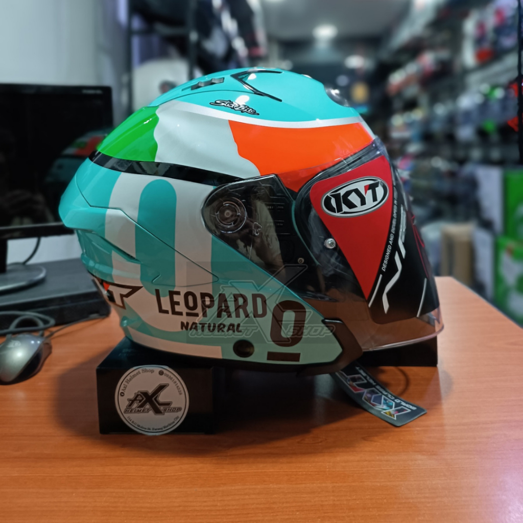 KYT NFJ Halfface Dual Visor Helmet (Clear lens only) Shopee Philippines