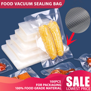 100PCS/LOT vacuum sealer Plastic Storage bag for vacuum sealing