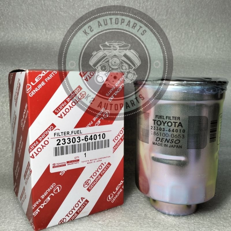 TOYOTA Fuel Filter (23303-64010) for HI-ACE/ LANDCRUISER | Shopee ...
