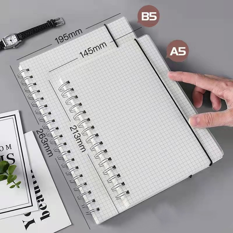 Notebook A6/A5/B5 Line/Grid/Blank Papers Muji Styled School Supplies ...