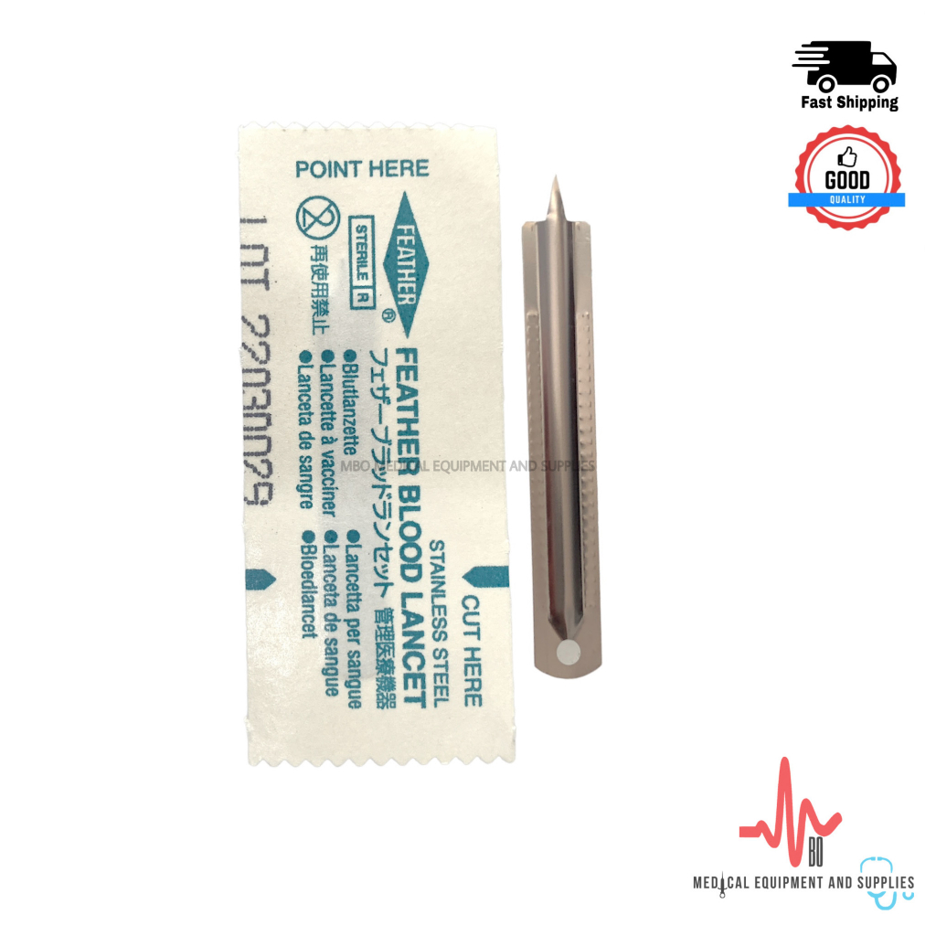 Sterile Feather Lancets - 1 piece | Shopee Philippines