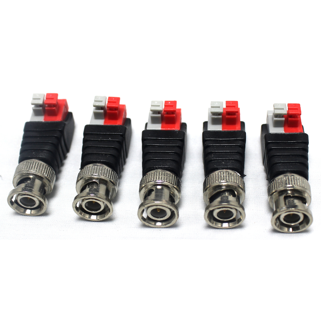 CCTV Camera Connector BNC Male Adapter cat5 adapter Clip Type BNC CAT5 ...