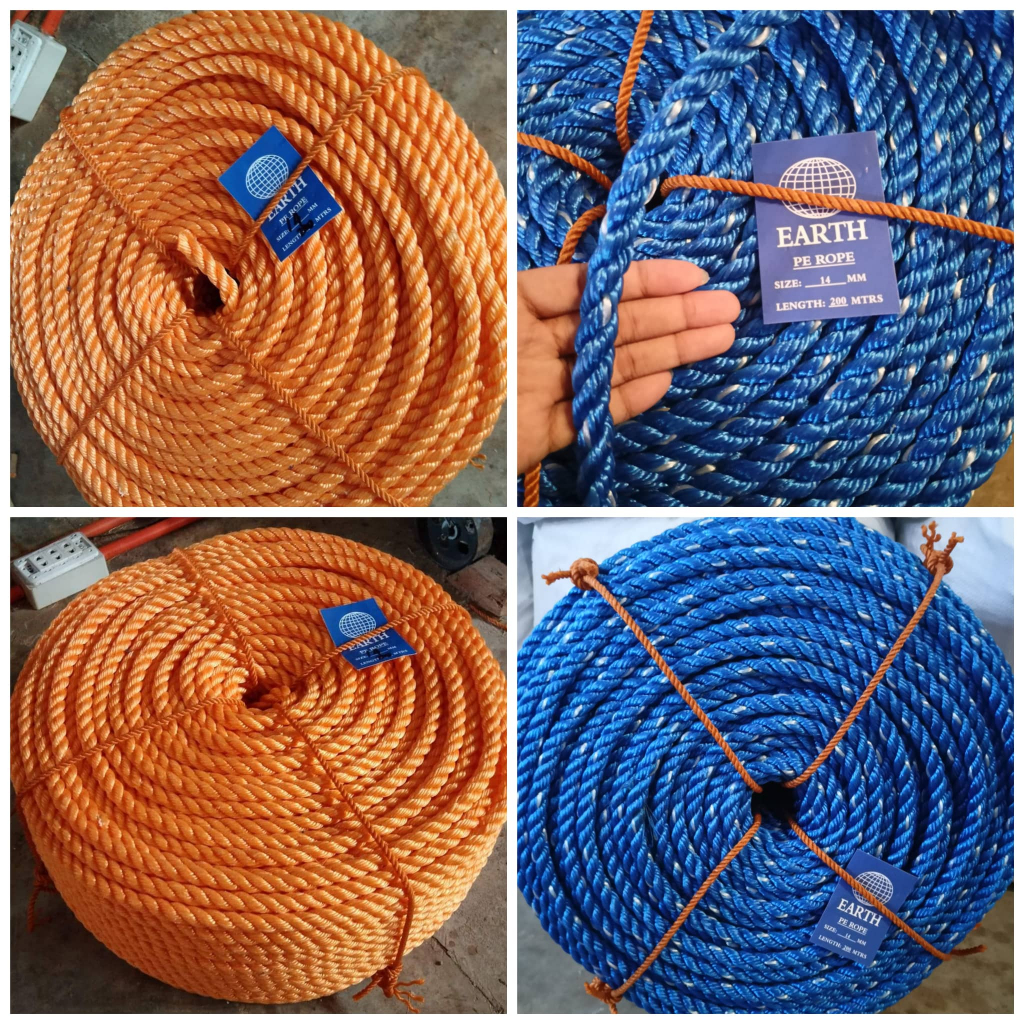 Nylon Rope no.28 14mm 200meters lubid tali use for binding Woods and ...