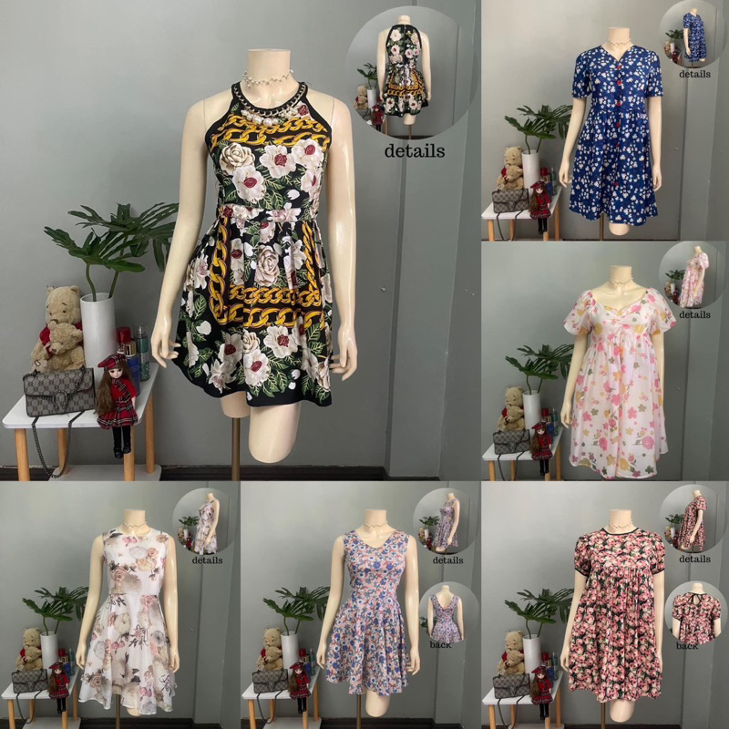trendy floral dress - june 3rd collection | Shopee Philippines