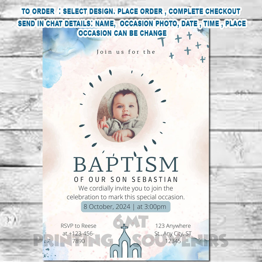 10 Pcs Personalized Party Invitation Cards | Shopee Philippines
