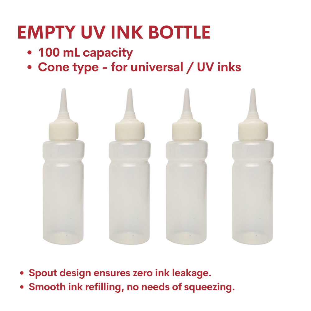 Empty UV Refill Ink Bottle Cone Type Universal (1 pc) | Shopee Philippines