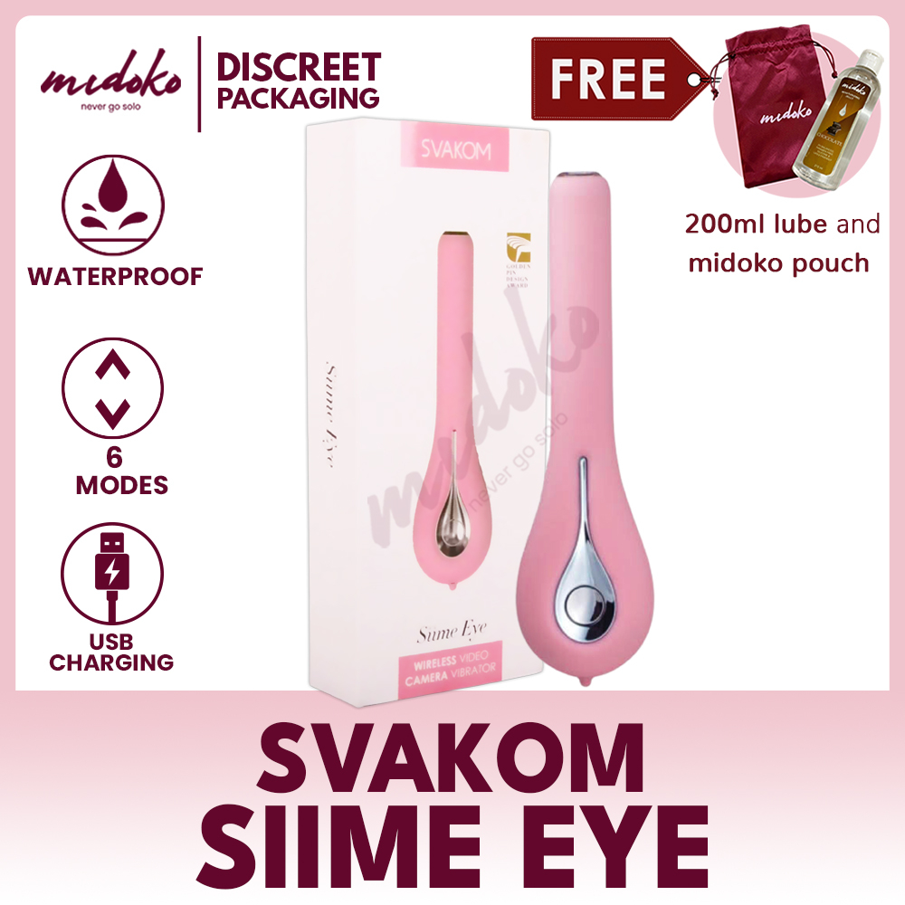 Midoko SVKM SIIME EYE Wireless Video Camera Vibrator for Girls Sex Toys for  Women Pale Pink | Shopee Philippines