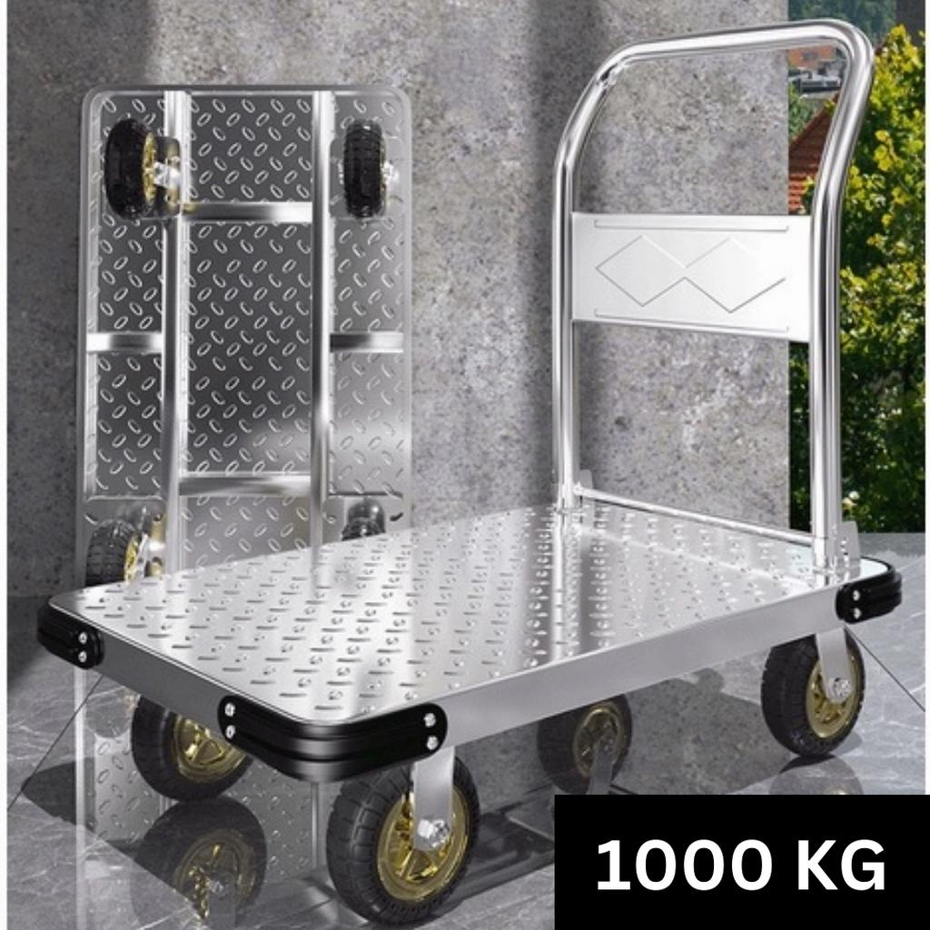 Trolley Strong Thick Steel Trolley Portable (500KG/1000KG) Hand Truck