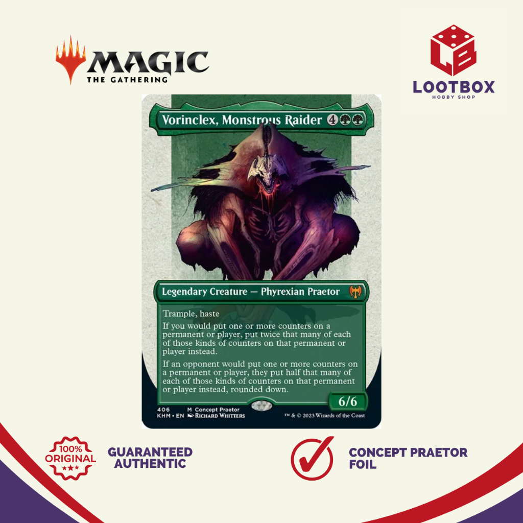 Magic the Gathering Vorinclex, Monstrous Raider (Mythic Rare) All Will Be One Shopee