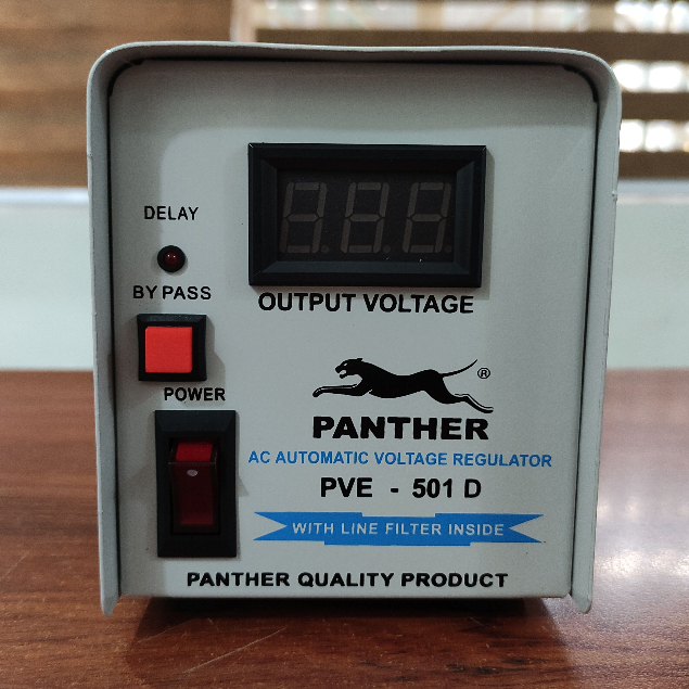 Panther PVE500D/PVE501D Relay Type AVR with Power on Delay 500W