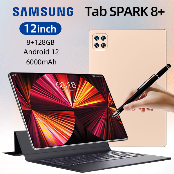 Samsung Tab Spark 8+ Original Tablets 12 Inch 8Gb + 256Gb Android