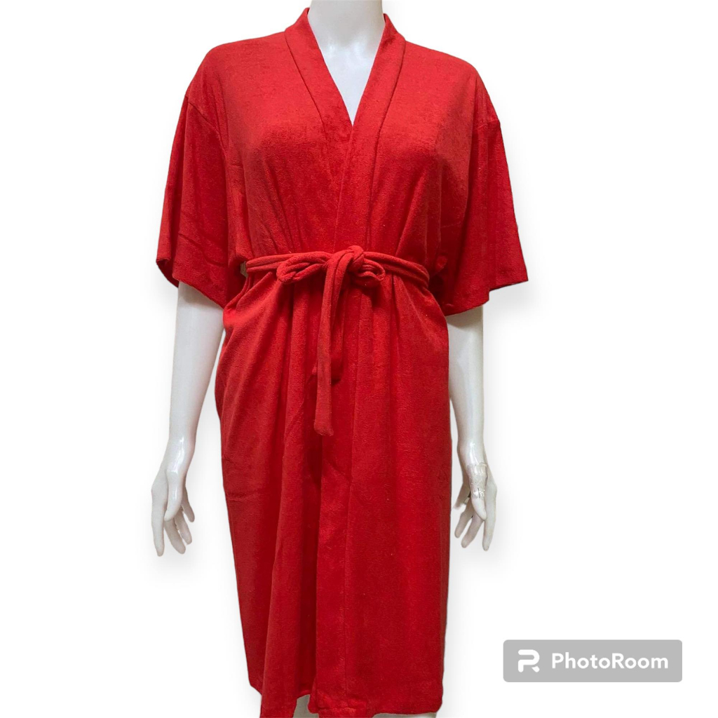 BATH ROBE COTTON TOWEL ABSORBENT UNISEX PLUS SIZE FOR MEN AND WOMEN