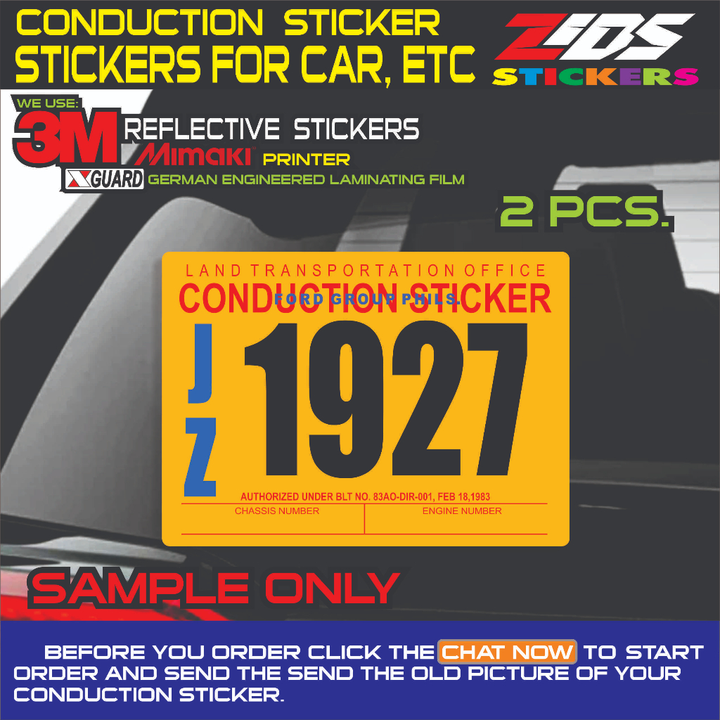 conduction sticker 3M reflective printed laminated sticker for cars