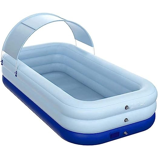 Auto Inflation Swimming Pool Frame PVC Folding Wireless Air Inflatable ...