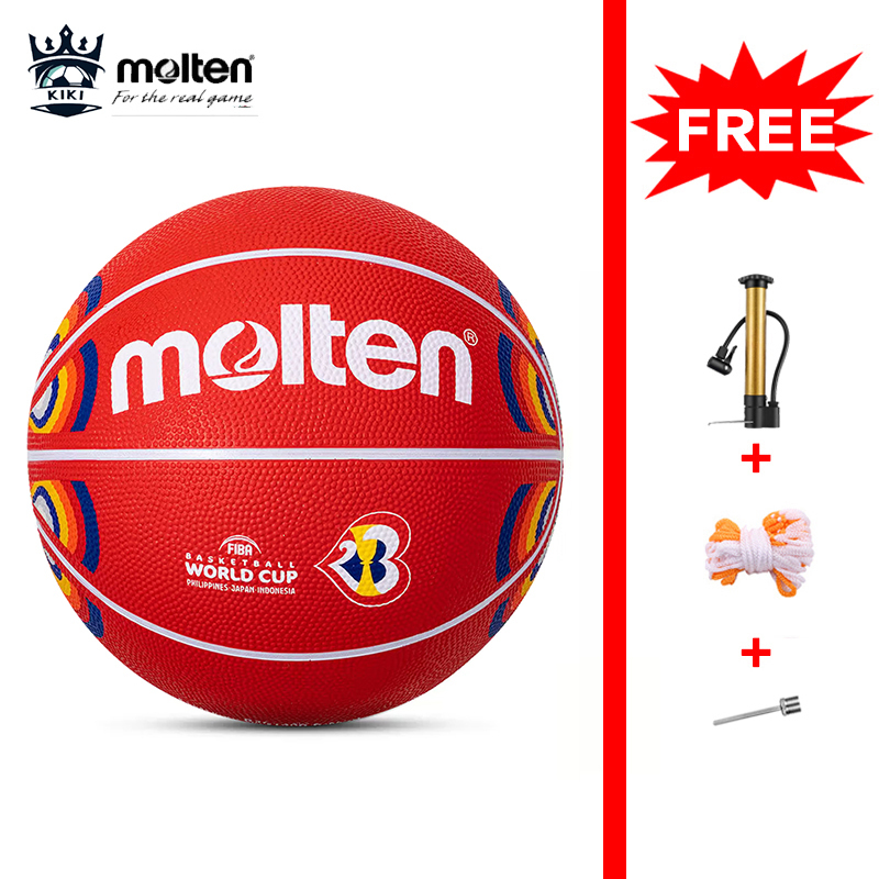 Molten BG1600 Original Basketball Ball Rubber Size 7 Red FIBA World Cup ...