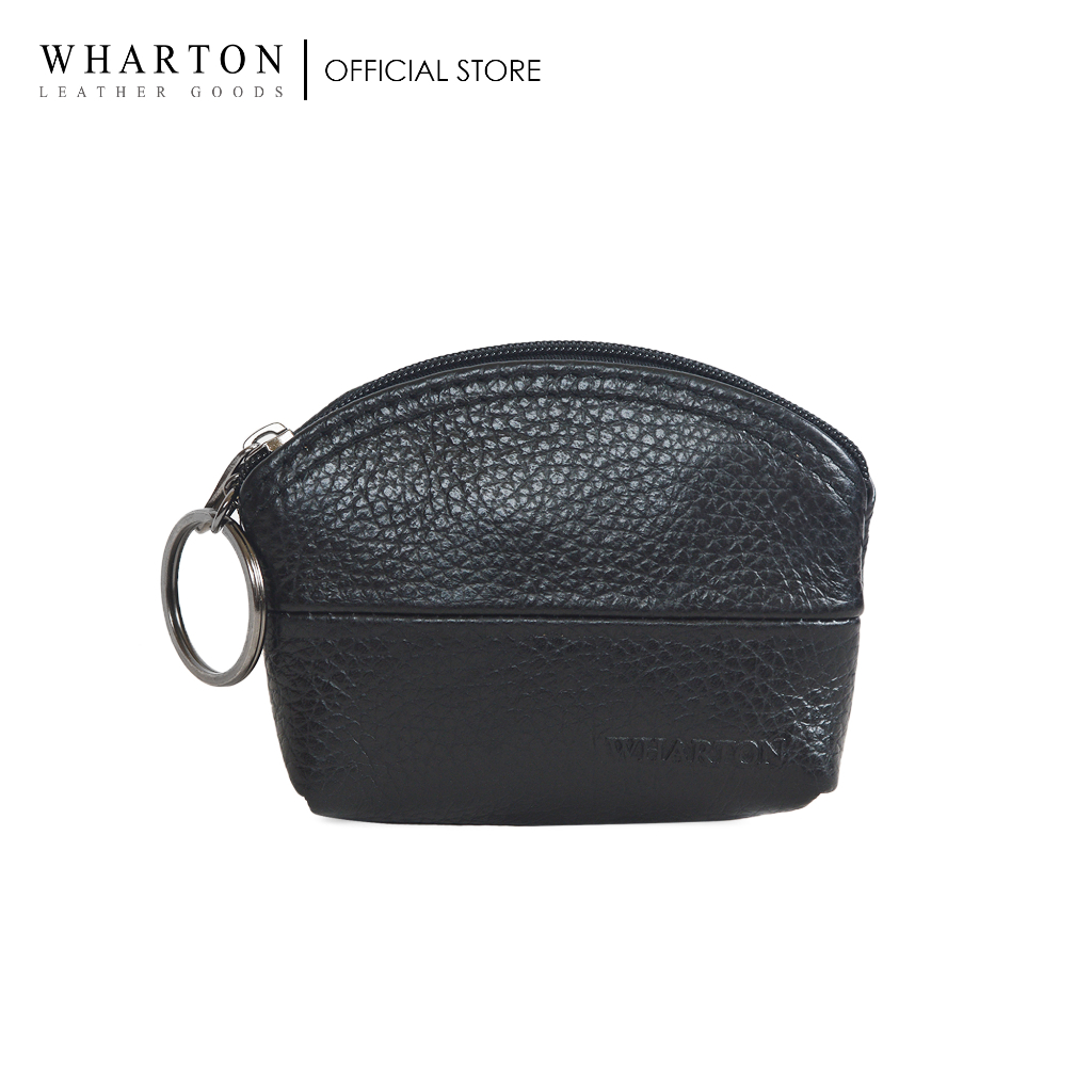 Wharton Leather Zipper Coin Purse | Shopee Philippines