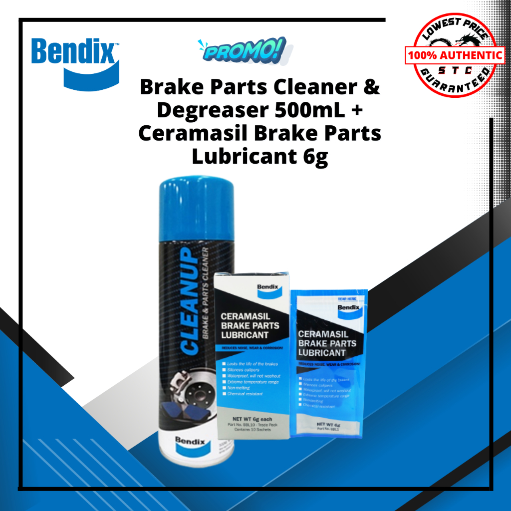 Bendix Promo Brake Parts Cleaner and Degreaser 500mL+ 1 pcBrake Paste
